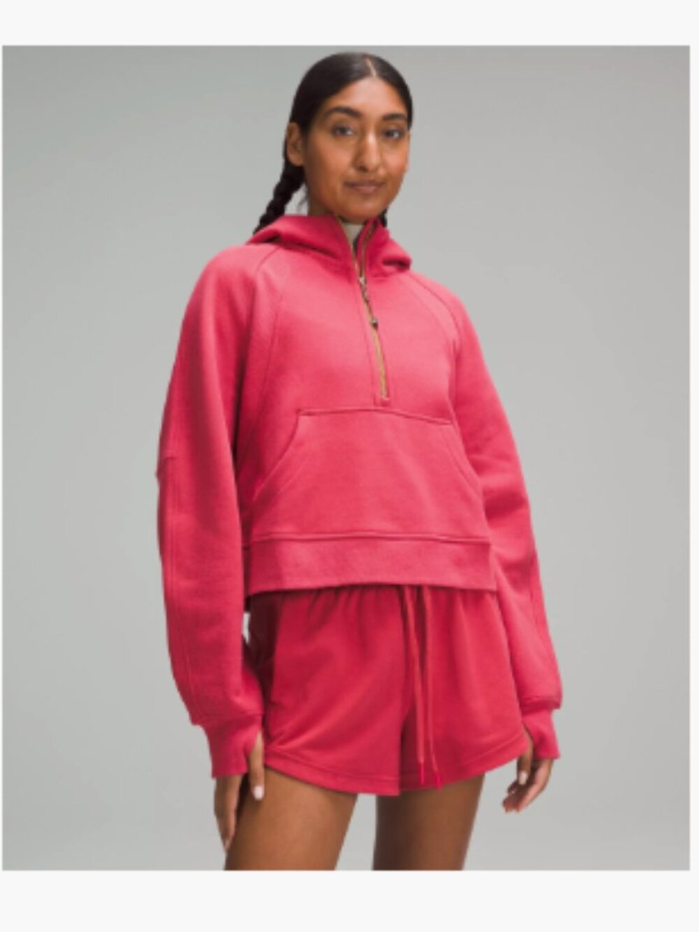 Lululemon Scuba Oversized Half-Zip Hoodie VNTR XL/XXL GOLD ZIPPER